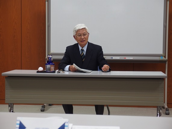 神奈川大学の理事長　正野幸延氏画像