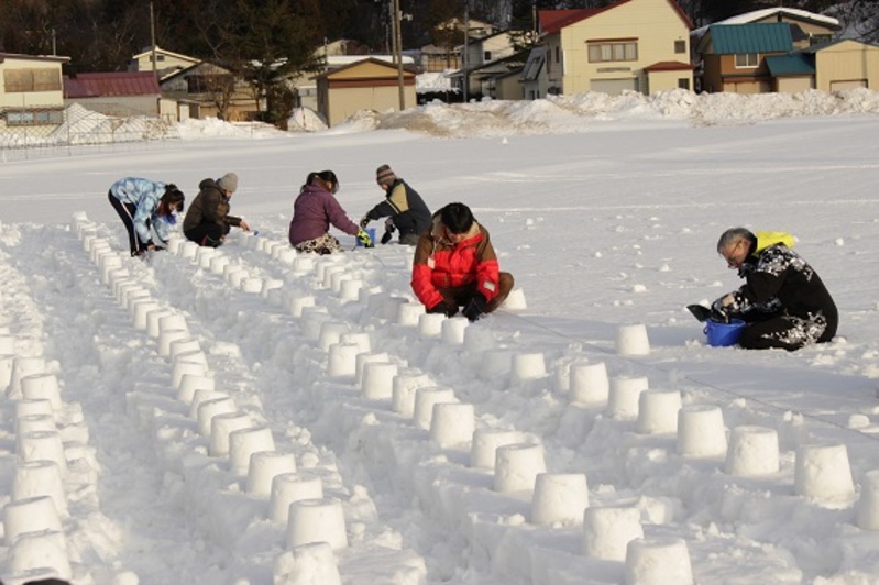 雪まつり準備