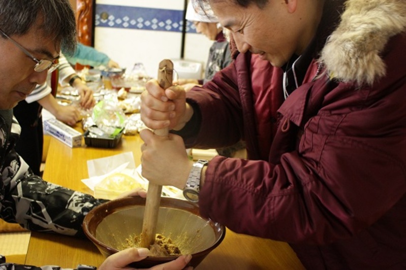 納豆汁づくり